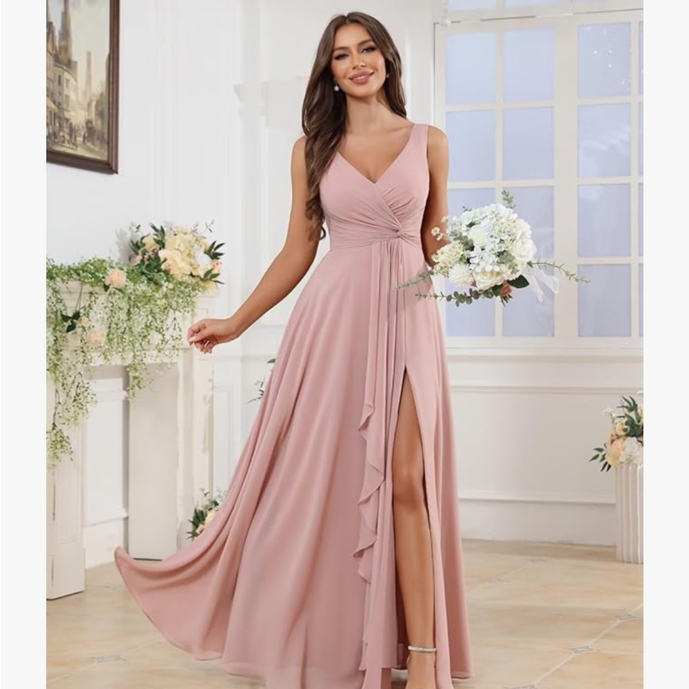 Blush Pink Bridesmaid Dress